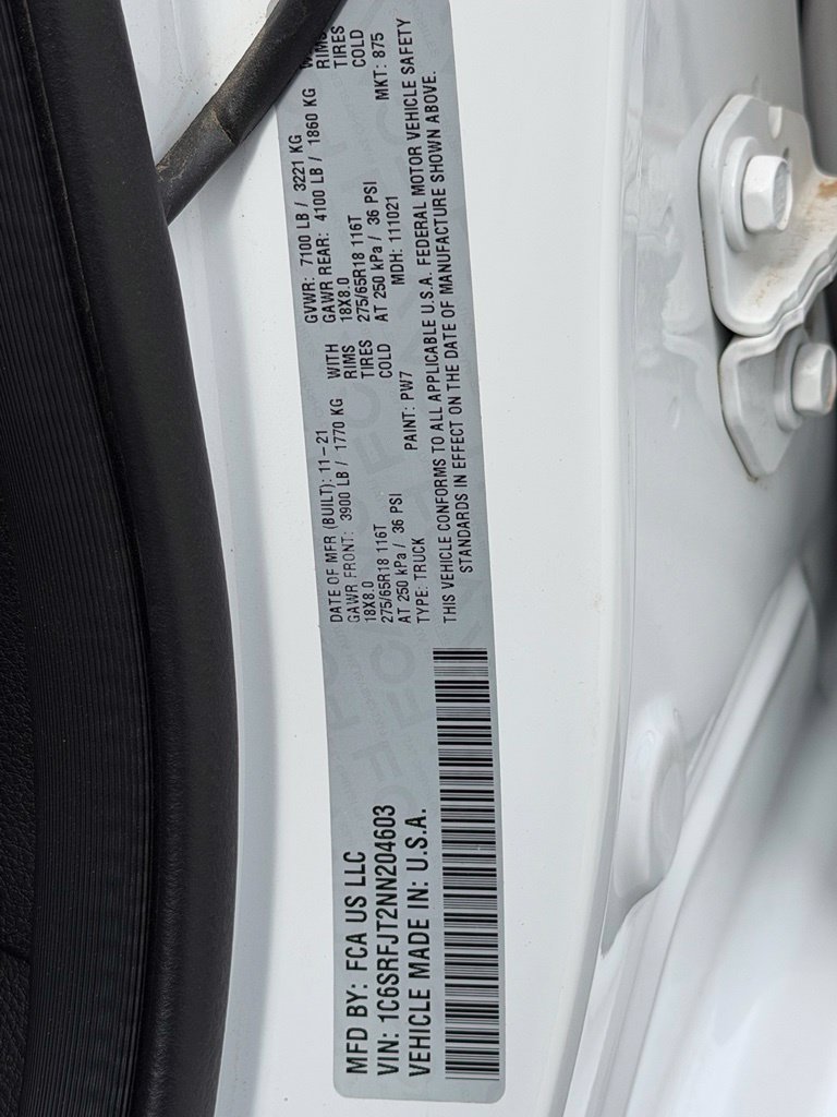 Certified Used 2022 White Ram Laramie image 27