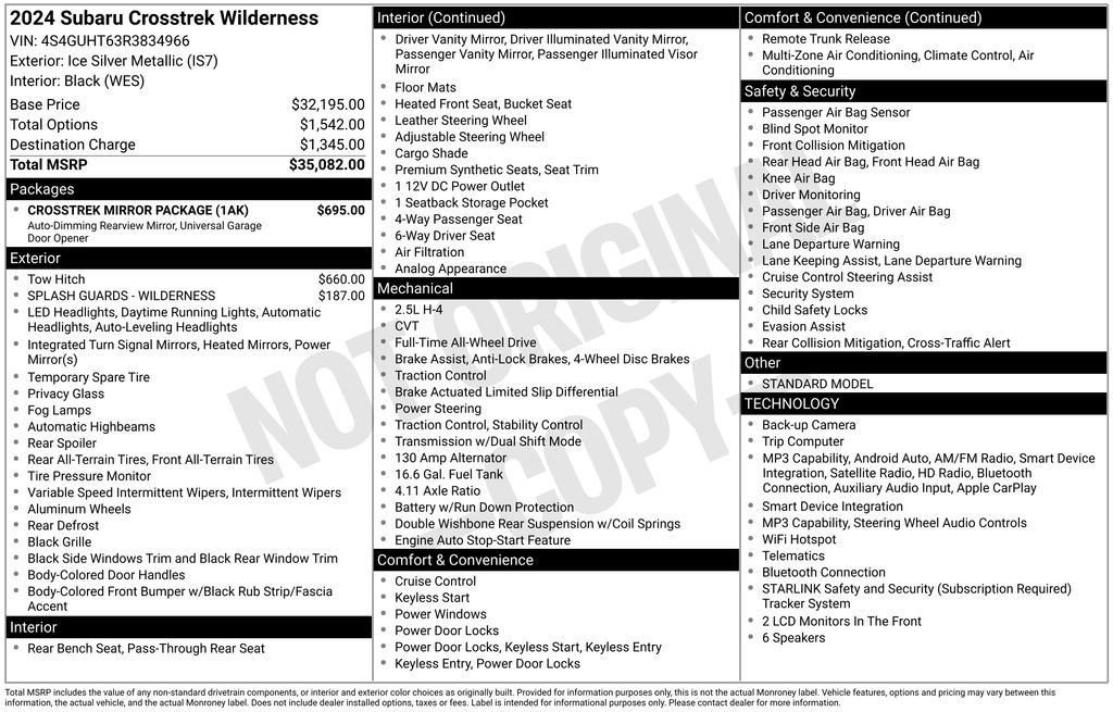 2024 Subaru Crosstrek Wilderness - Photo 27