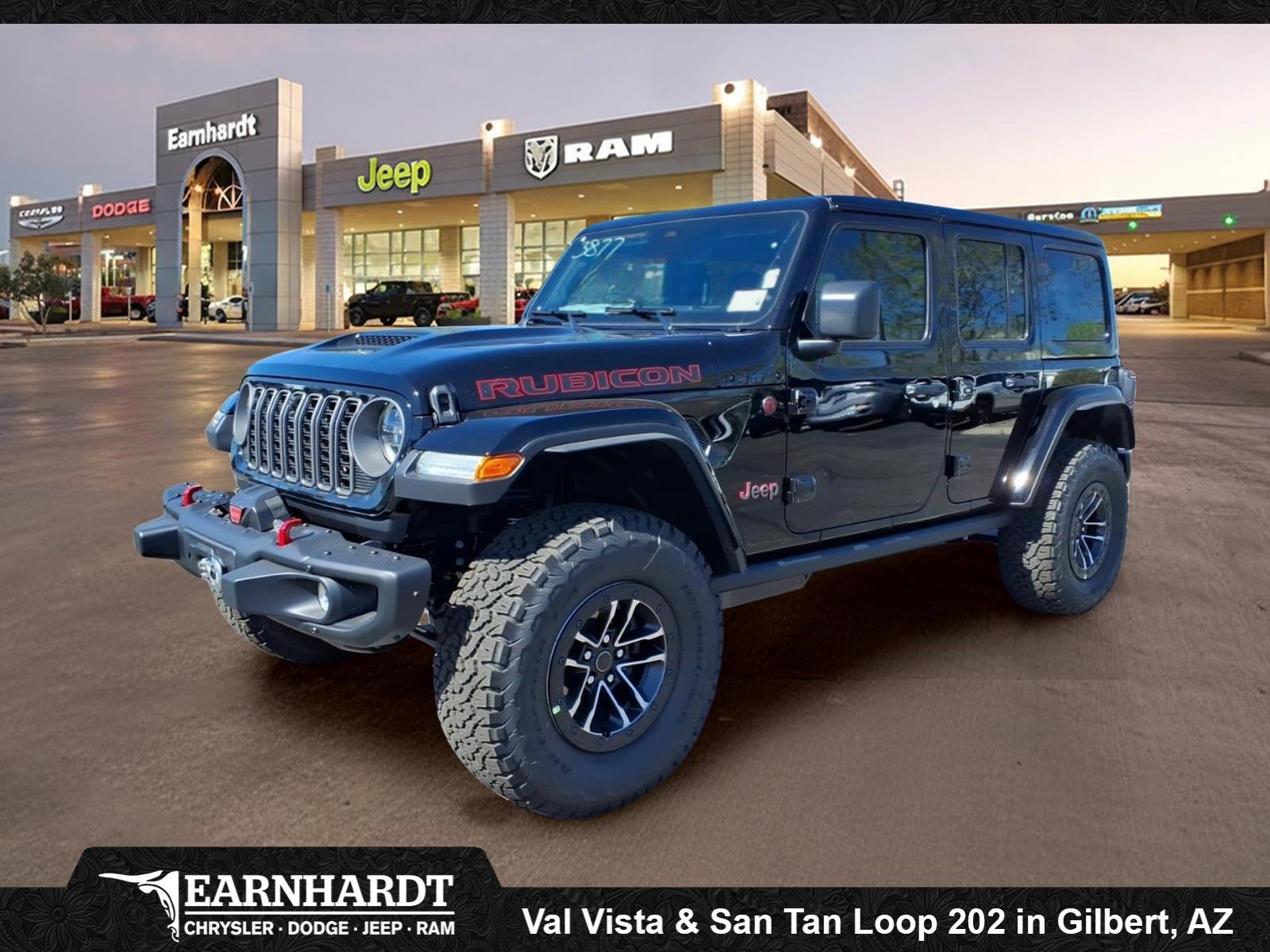 New 2026 Black Clear-Coat Exterior Paint Jeep Rubicon X image 1