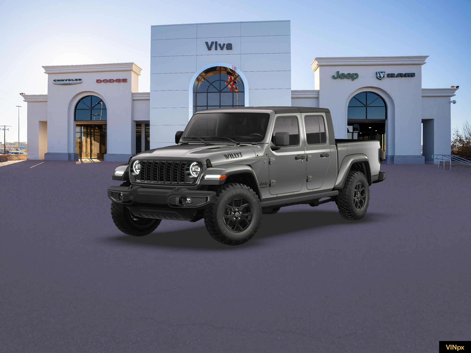 New 2026 Granite Crystal Metallic Clear-Coat Exterior Paint Jeep Willys image 13