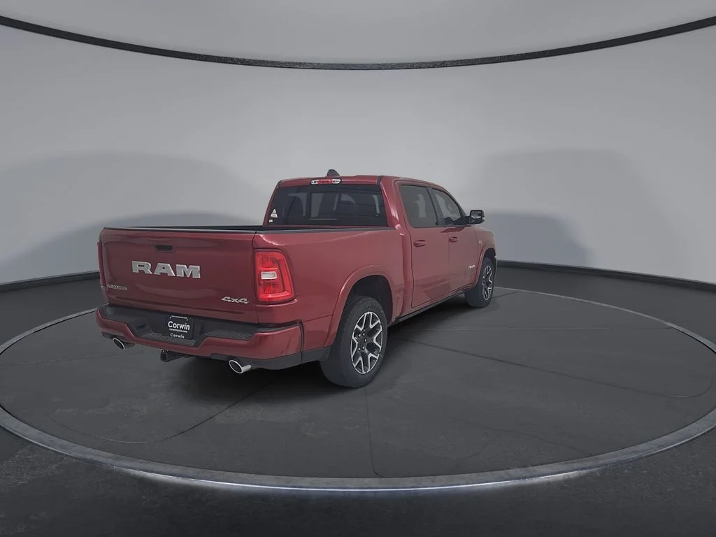 New 2026 Molten Red Pearl-Coat Exterior Paint RAM Laramie image 14