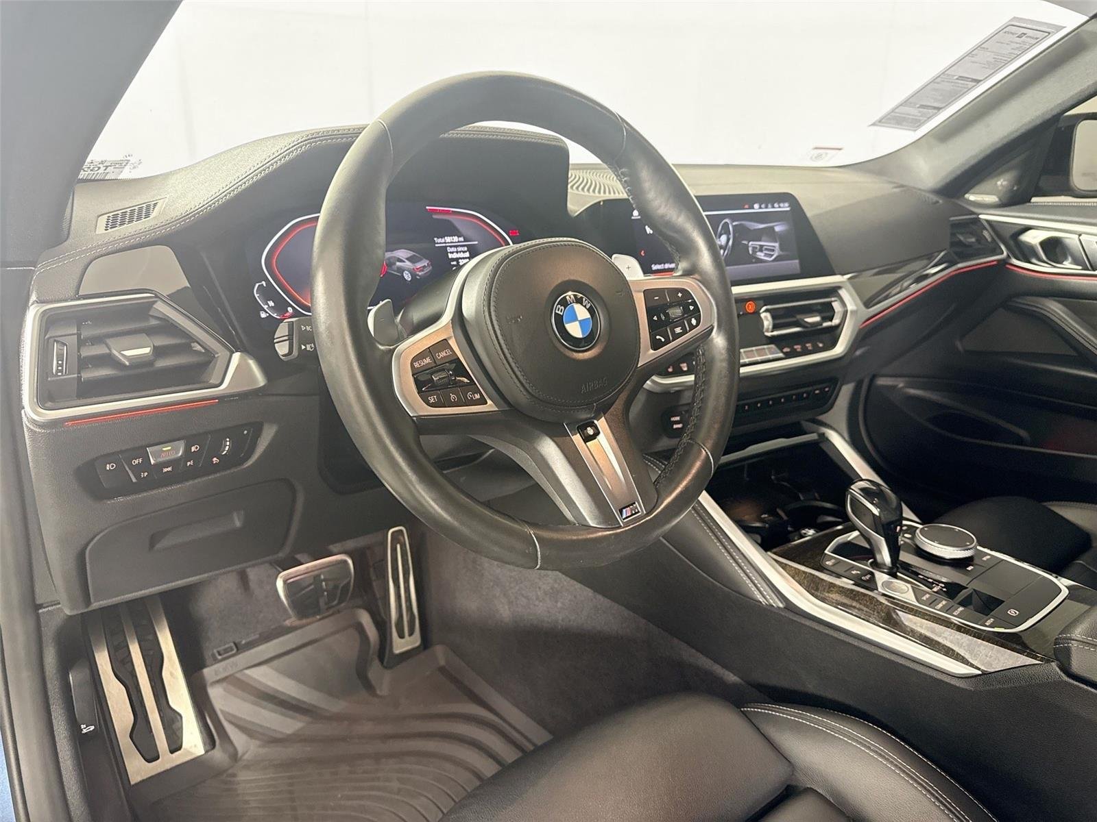 Used 2021 Arctic Race Blue Metallic BMW 430i image 4