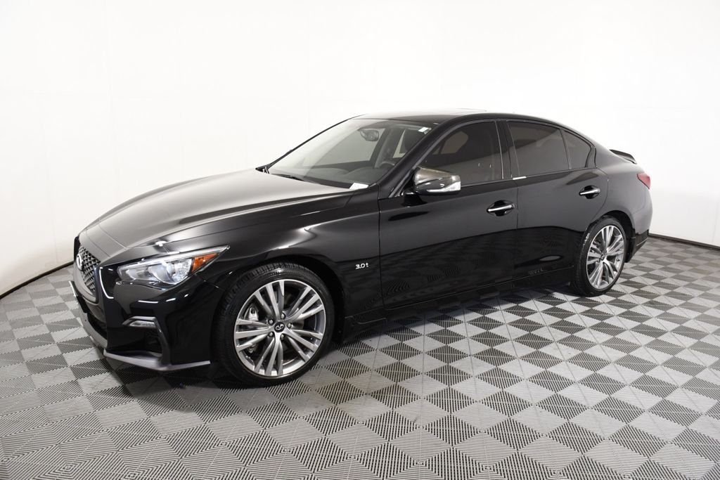 Used 2018 Black Obsidian INFINITI Sport image 2