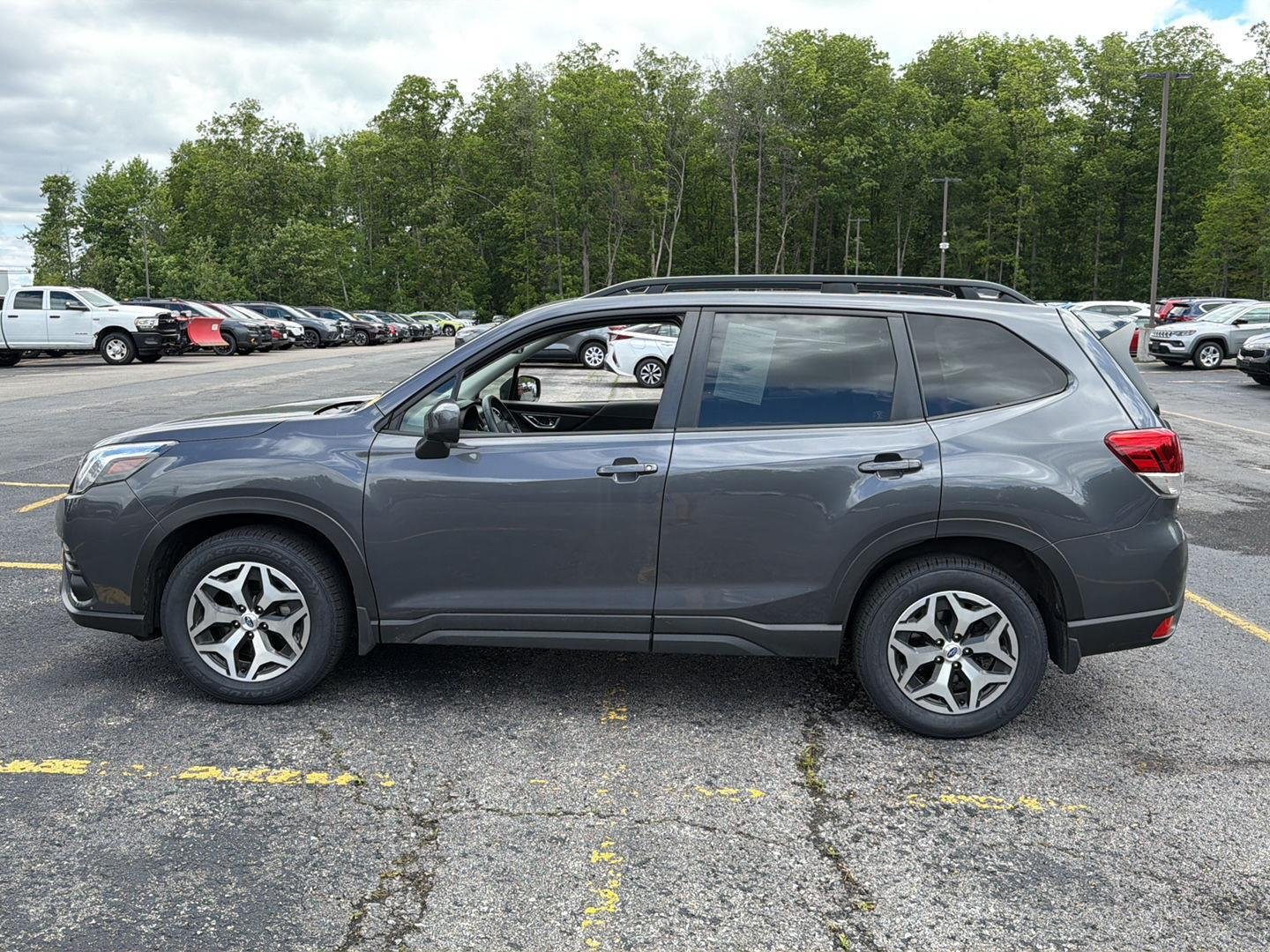 Used 2024 Magnetite Gray Metallic Subaru Premium image 11