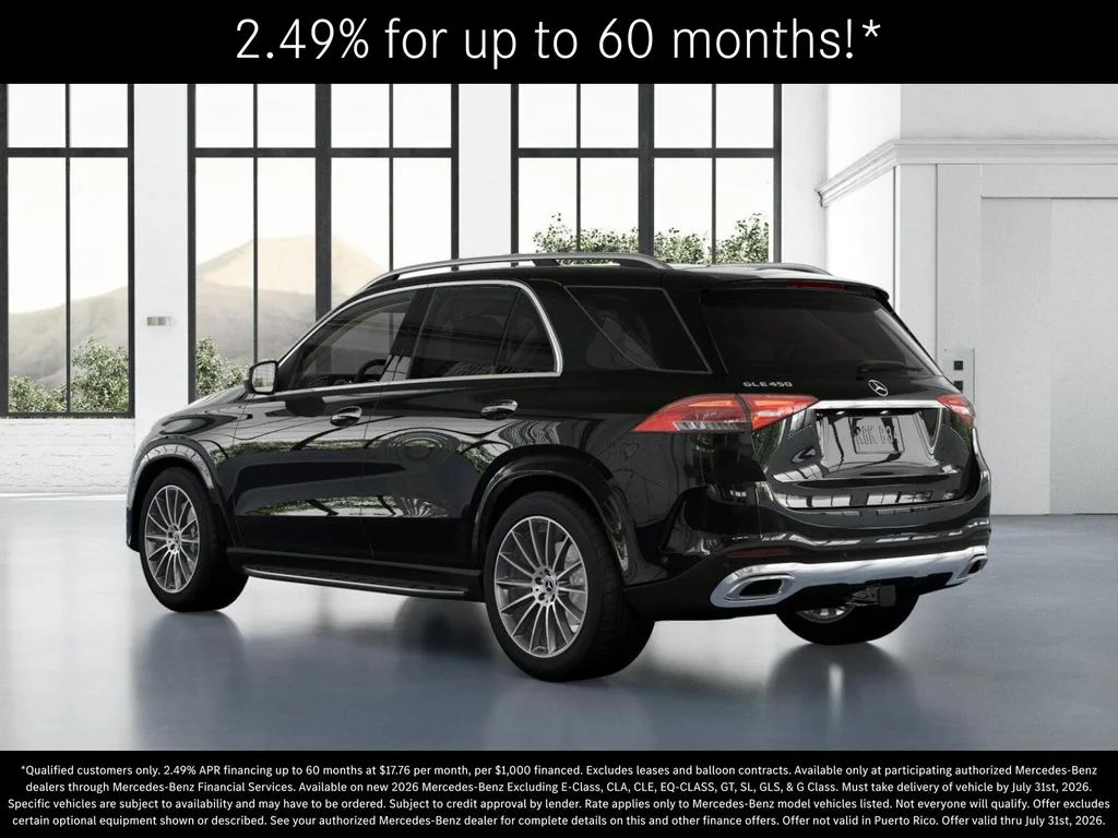 New 2026 Obsidian Black Metallic Mercedes-Benz GLE 450 image 29