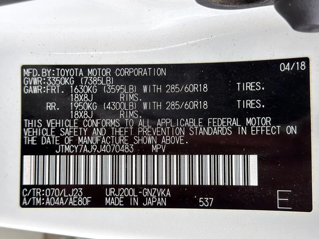 Used 2018 Blizzard Pearl Toyota  image 30