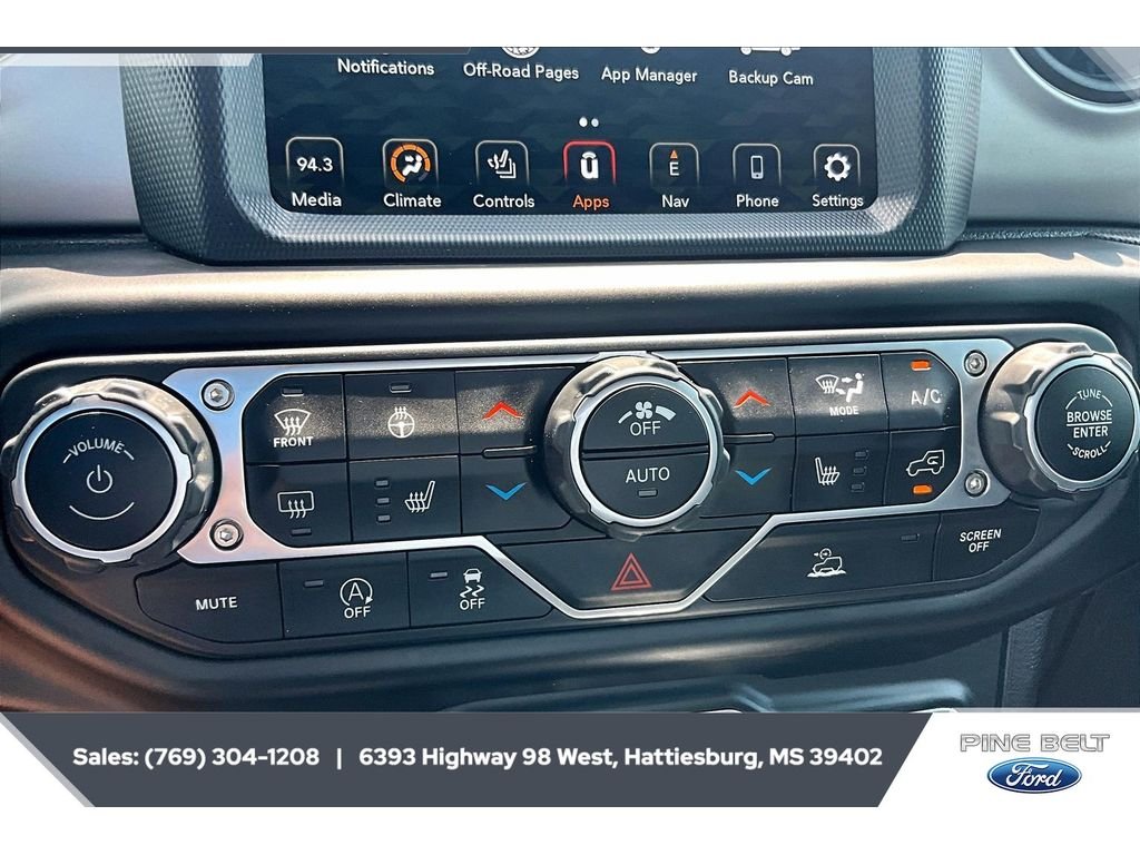 Used 2021 Hydro Blue Pearlcoat Jeep 80th Anniversary image 23
