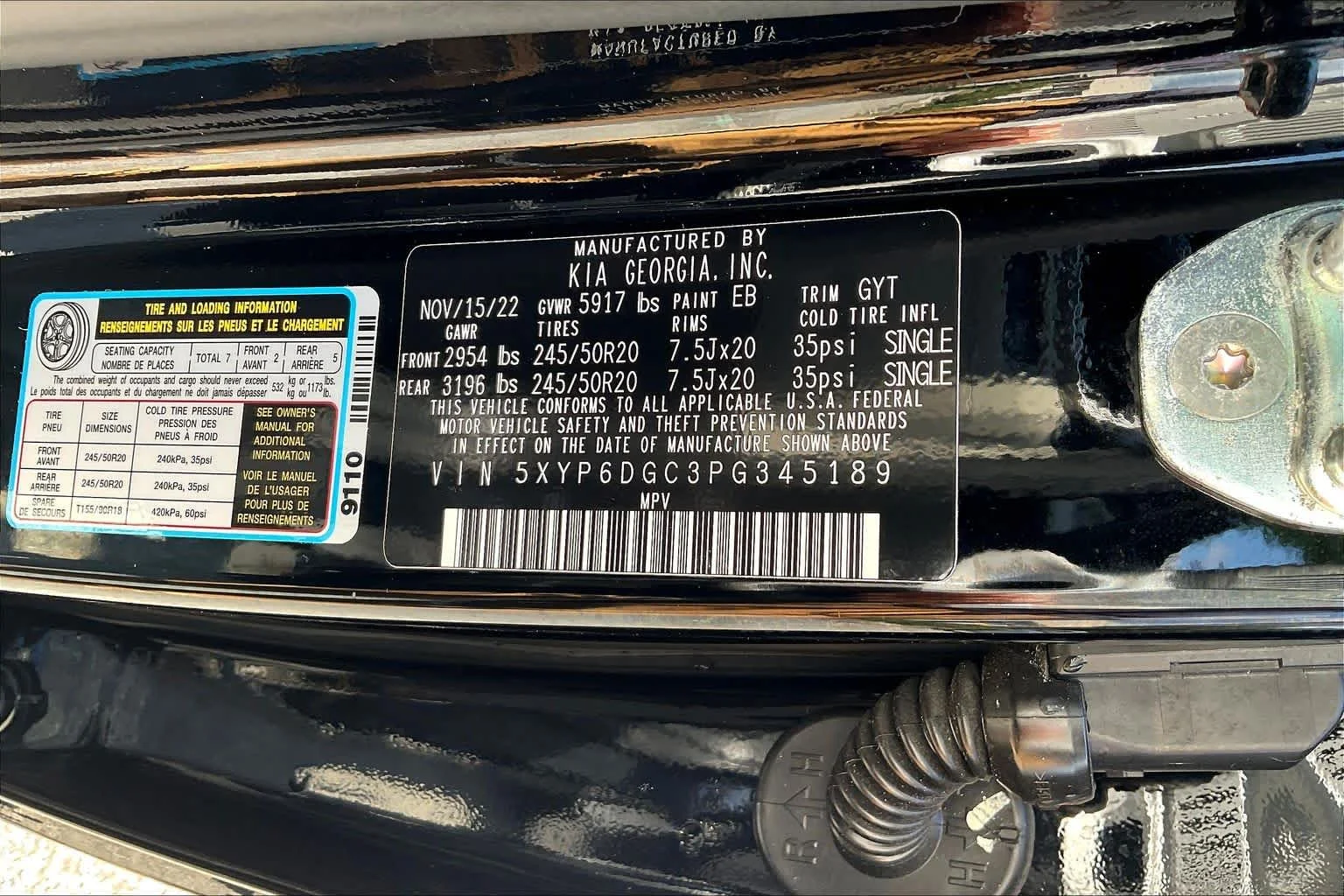 Used 2023 Ebony Black Kia S image 69