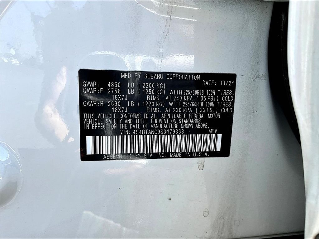 Used 2025 White Subaru Limited image 21
