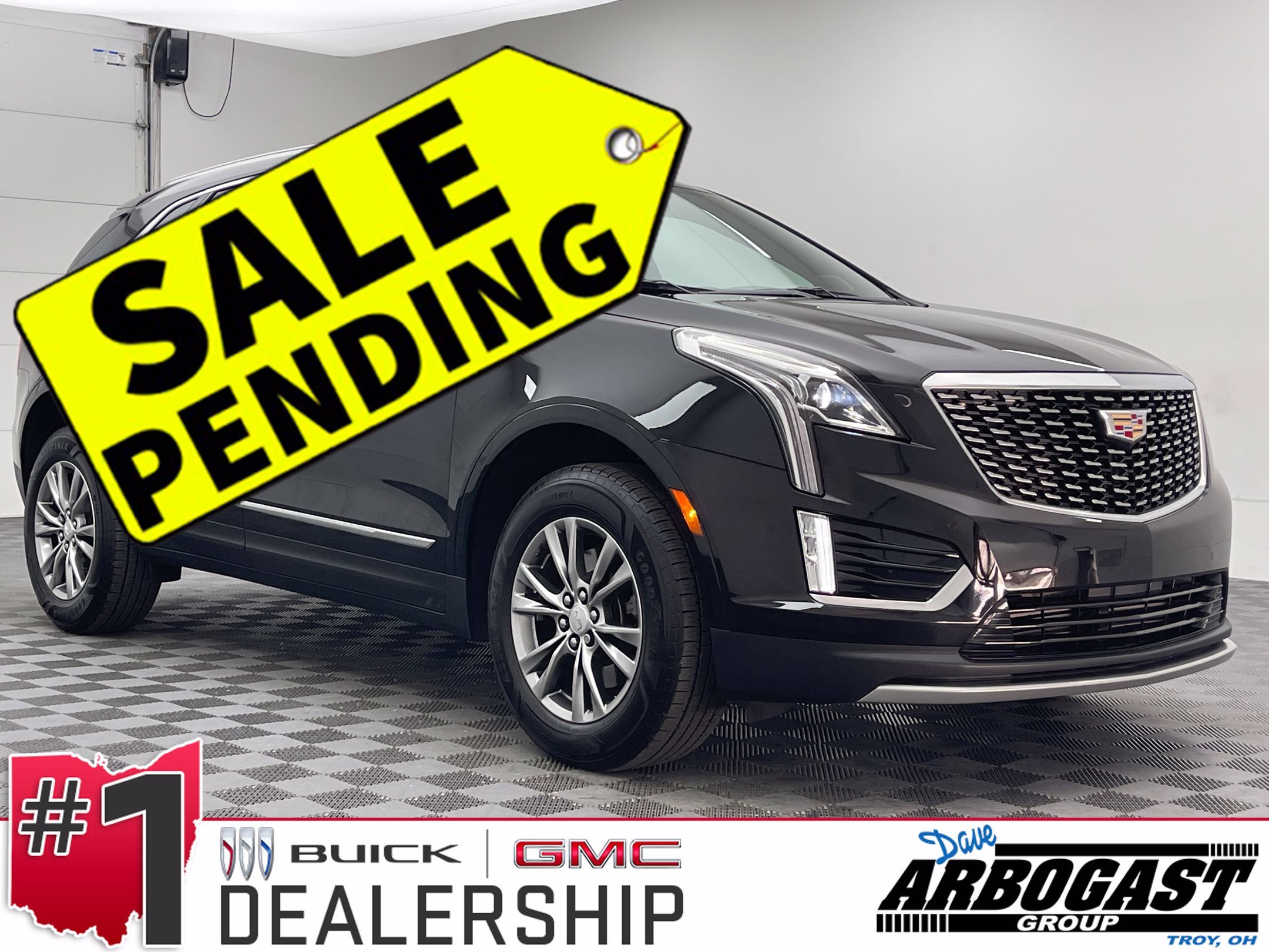 Used 2023 Stellar Black Metallic Cadillac Premium Luxury image 1