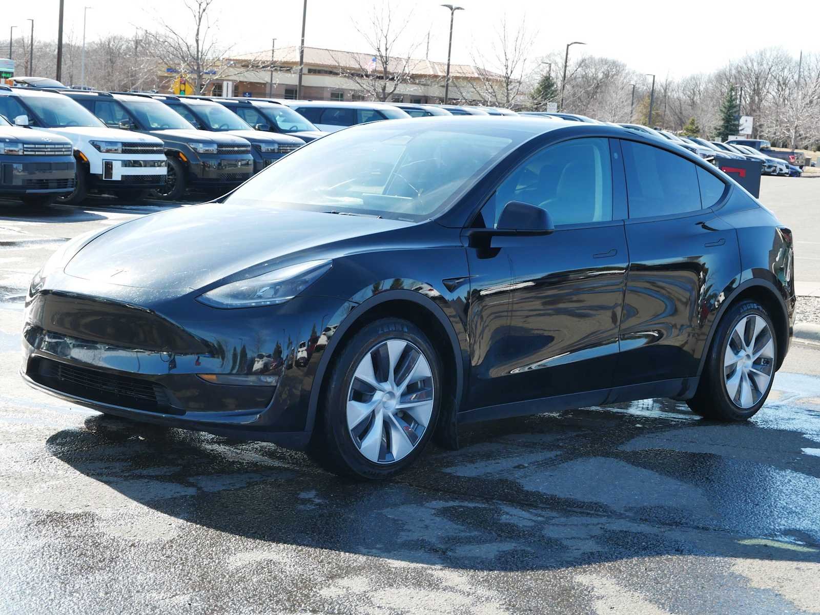 Used 2023 Tesla Model Y Long Range with VIN 7SAYGAEE3PF592324 for sale in Mankato, MN