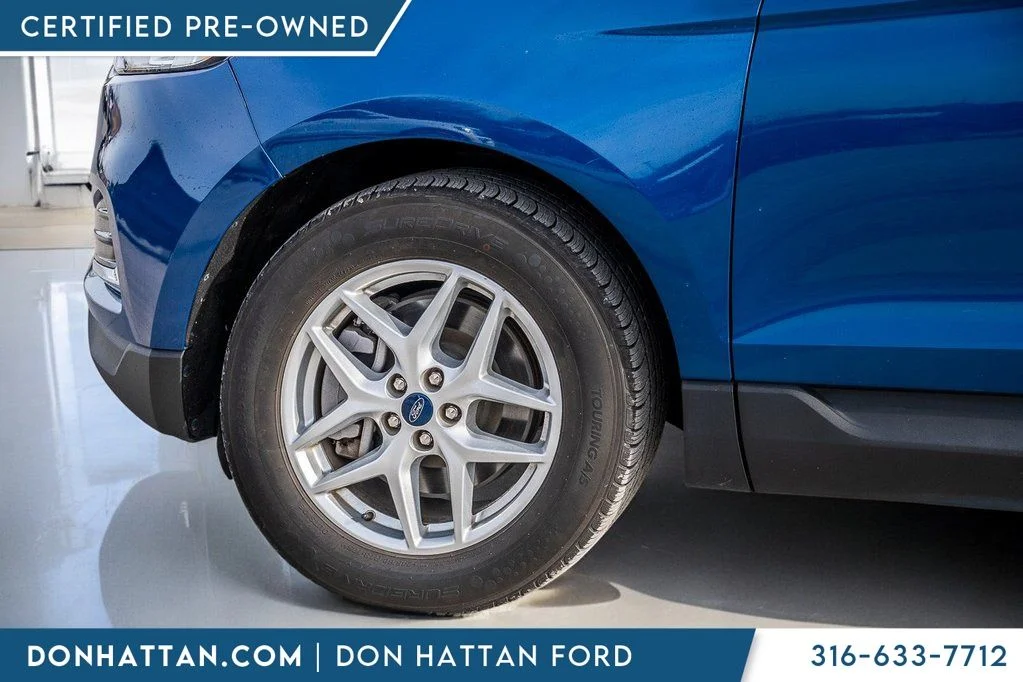 Certified Used 2022 Blue Ford SEL image 34
