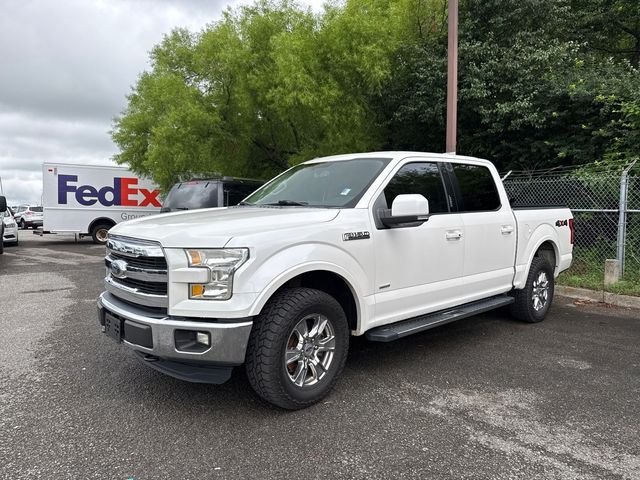 Used 2016 White Platinum Clearcoat Metallic Ford Lariat image 1