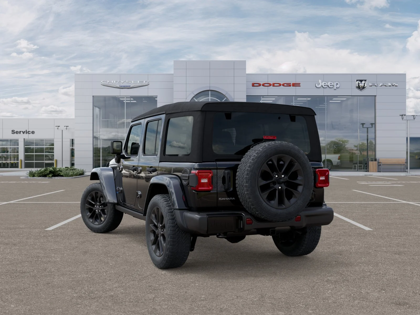 New 2025 Black Clear-Coat Exterior Paint Jeep Backcountry 4xe image 48