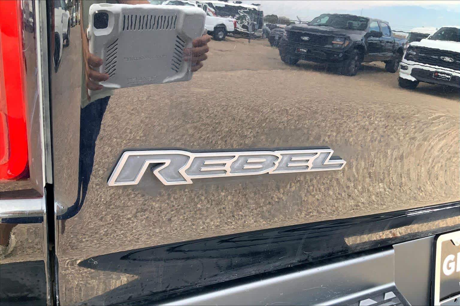 Used 2020 Diamond Black Crystal Pearlcoat Ram Rebel image 31