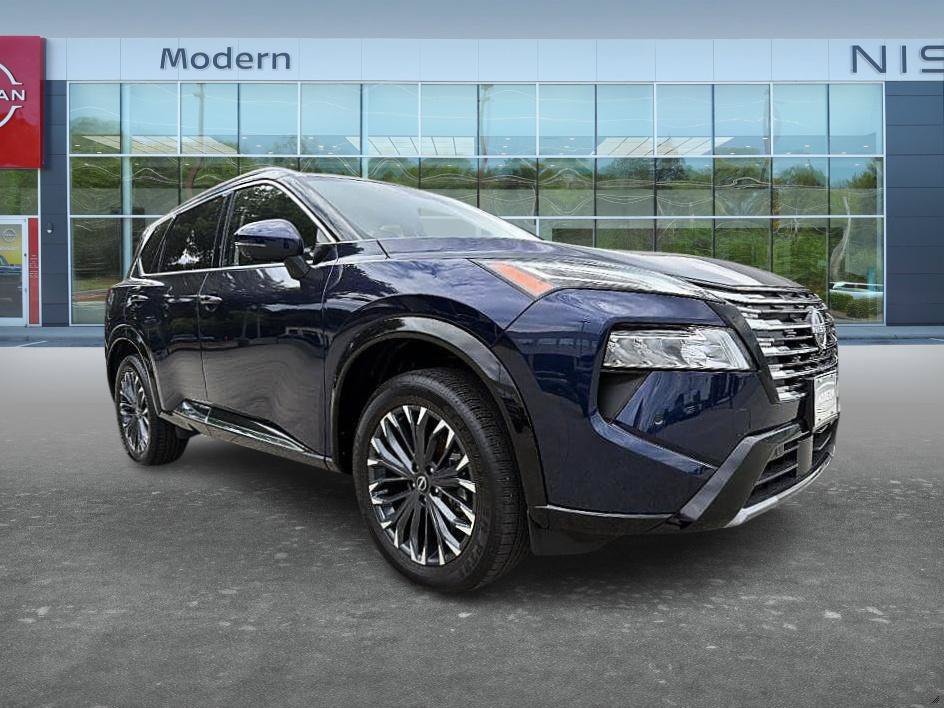Certified Used 2026 Deep Ocean Blue Pearl Nissan Platinum image 3