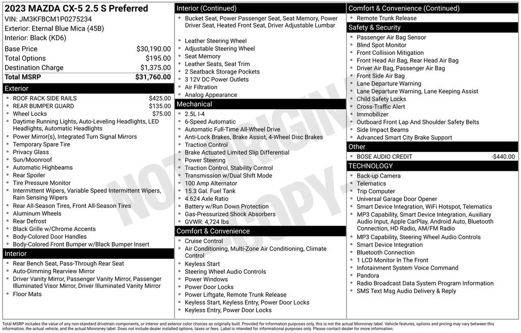 2023 Mazda CX-5 S Preferred package - Photo 39