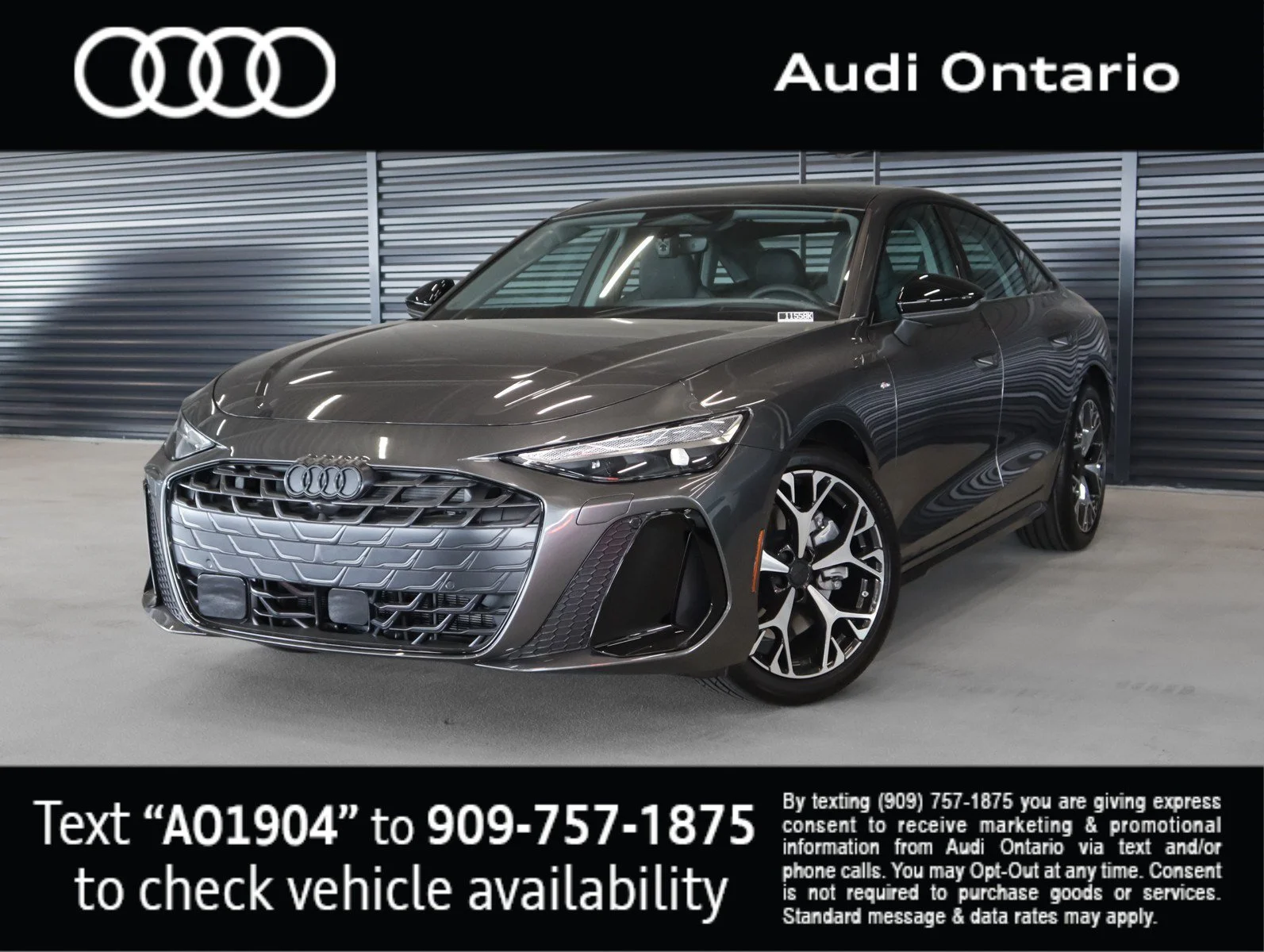 New 2026 Daytona Gray Pearl Effect Audi Premium Plus image 1