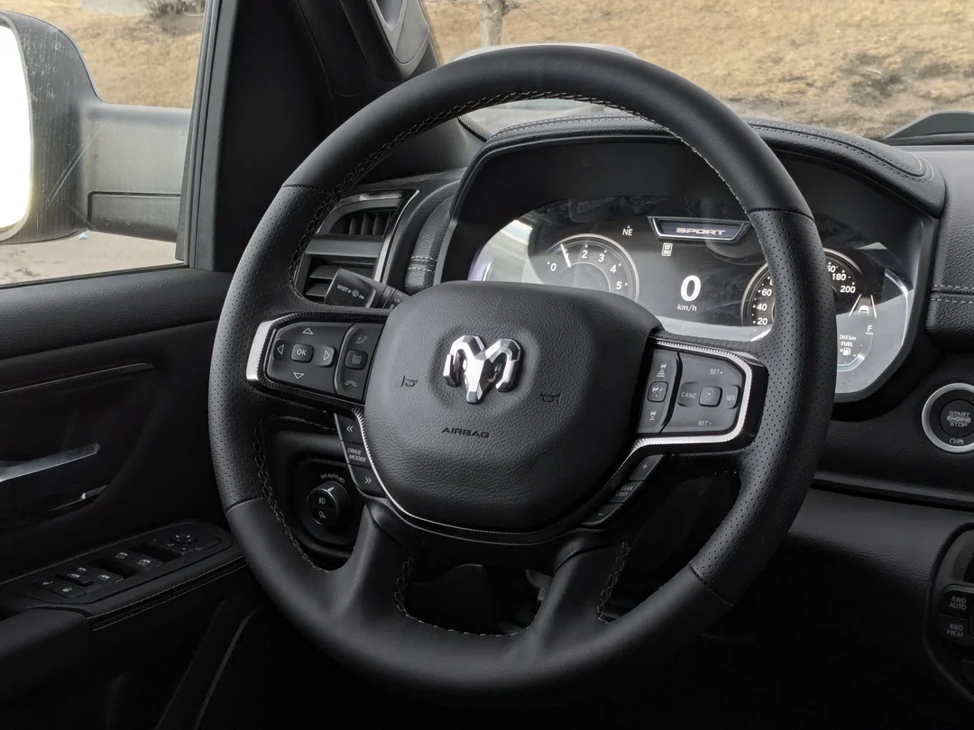 New 2026 Black RAM Sport - - Panoramic Sunroof - Sport Performance Hood - Hurricane Turbo - 3.92 Axle & More! image 17