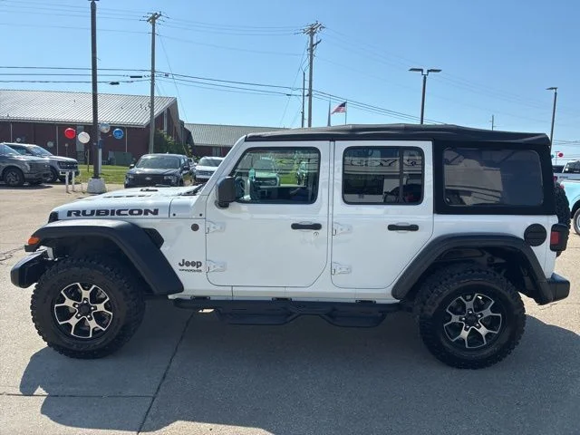 Used 2018 Bright White Clearcoat Jeep Unlimited Rubicon image 4