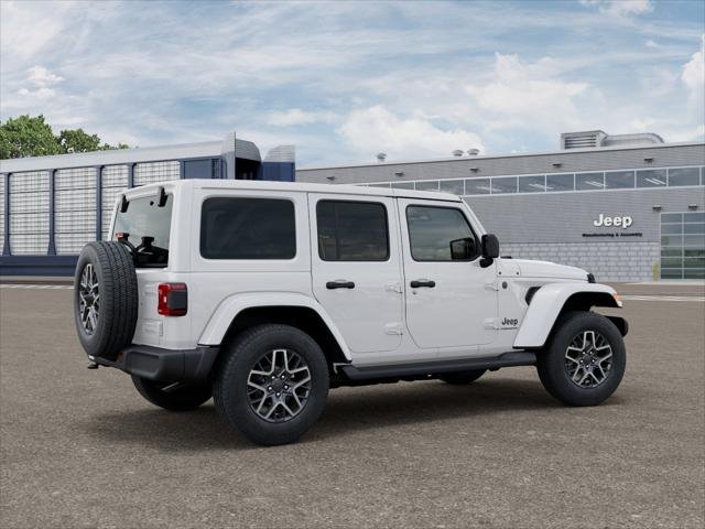 New 2026 Bright White Clear-Coat Exterior Paint Jeep 4-Door Sahara 4x4 image 14