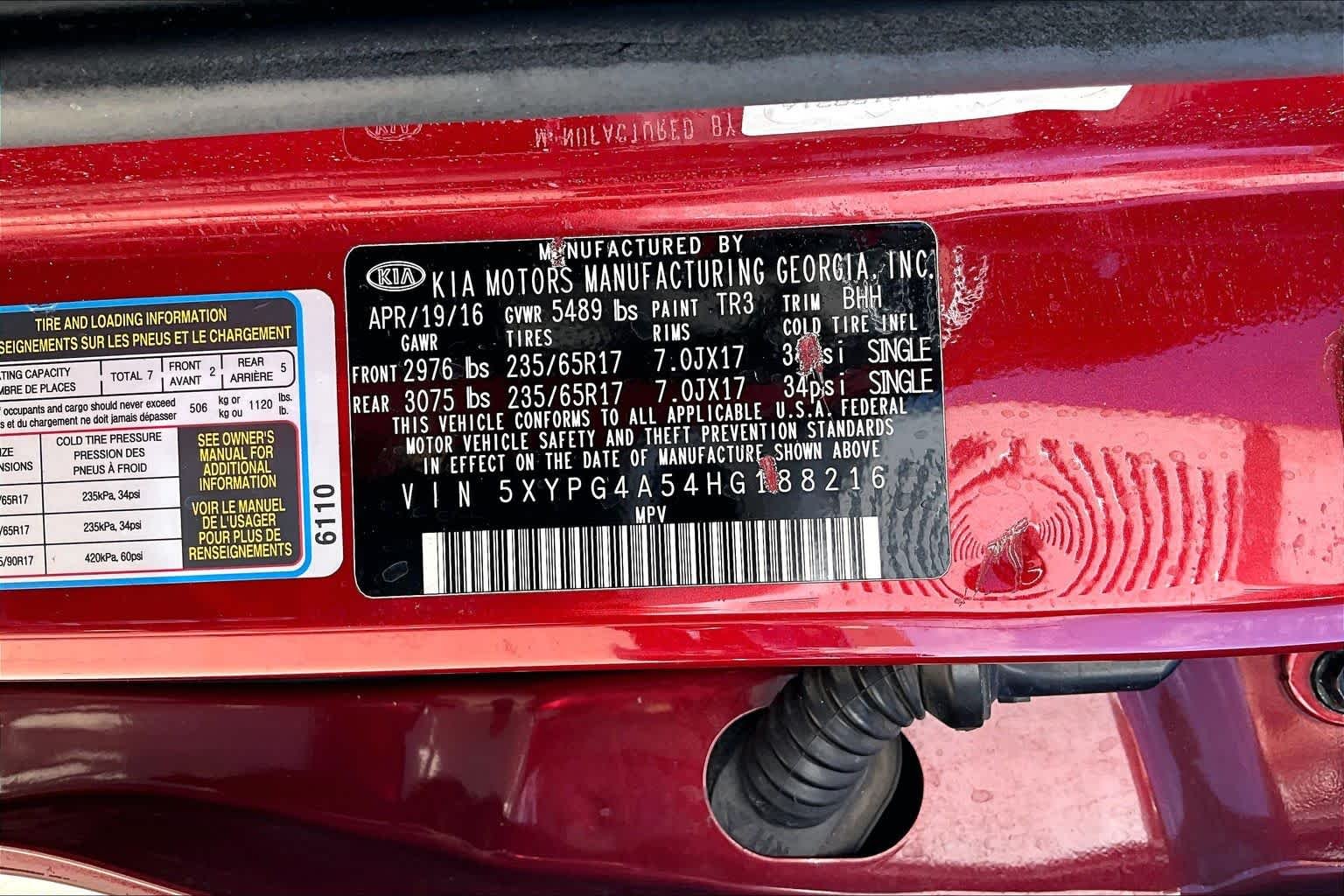 Used 2017 Remington Red Kia LX V6 image 36