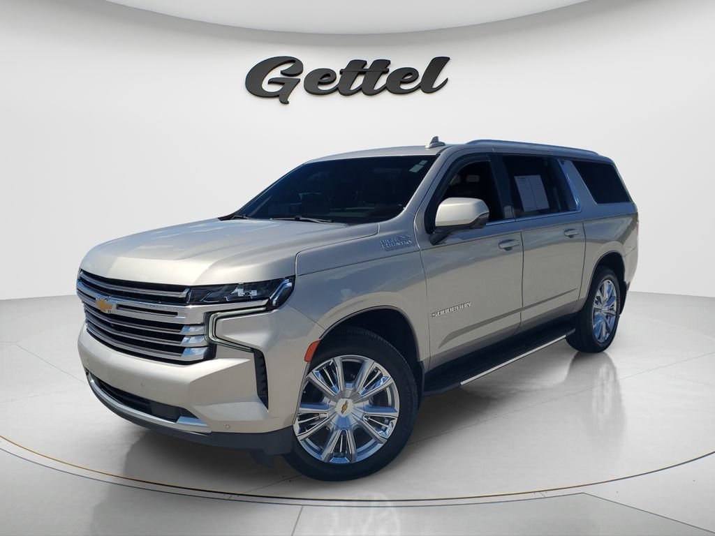 Used 2022 EMPIRE BEIGE METALLIC Chevrolet High Country image 1