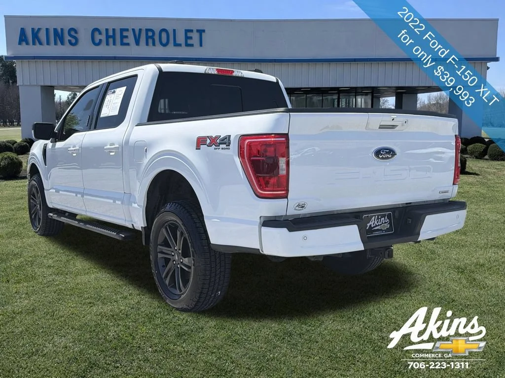 Used 2022 White Ford XLT image 2