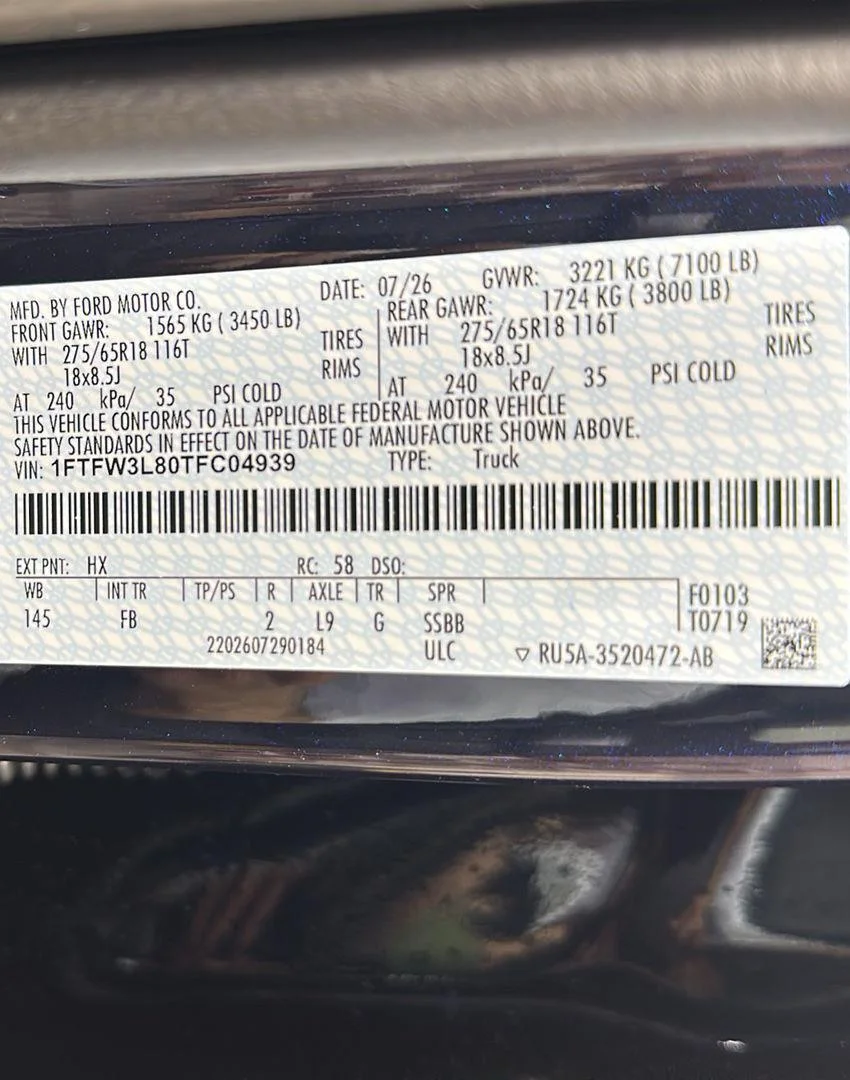New 2026 Antimatter Blue Metallic Ford XLT image 12