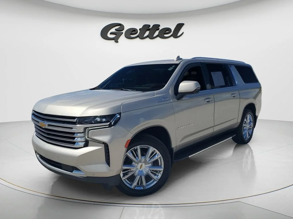 Used 2022 EMPIRE BEIGE METALLIC Chevrolet High Country image 1