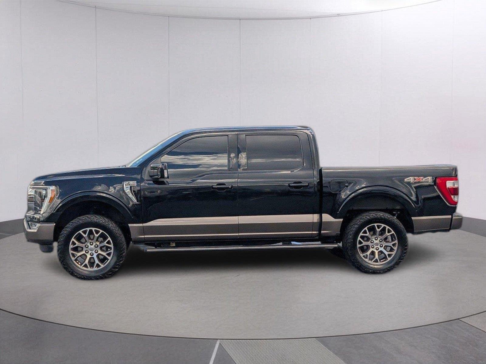 Used 2021 Agate Black/Stone Gray Ford King Ranch image 2