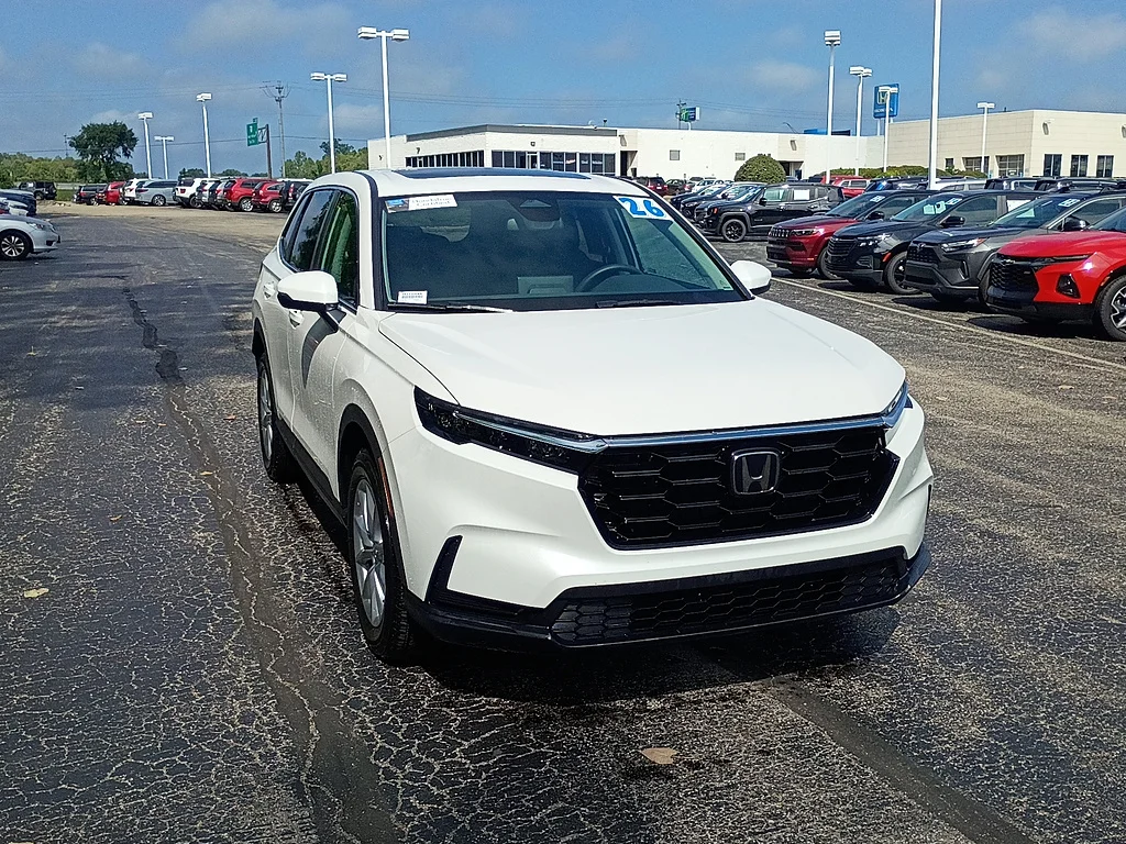 Certified Used 2026 PLATINUM WHITE Honda EX image 1