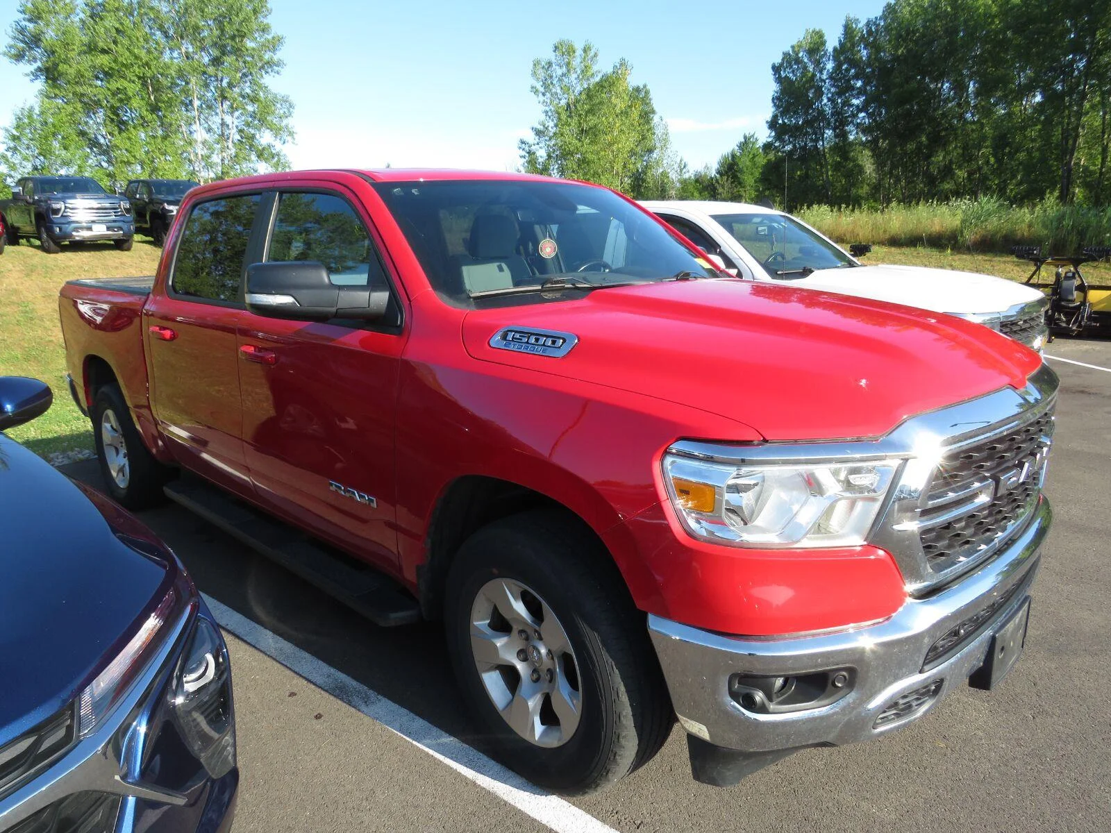 Used 2022 Flame Red Clearcoat Ram Big Horn image 10