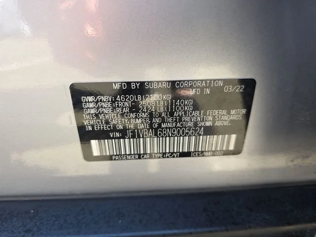 Used 2022 Ice Silver Metallic Subaru Limited image 16