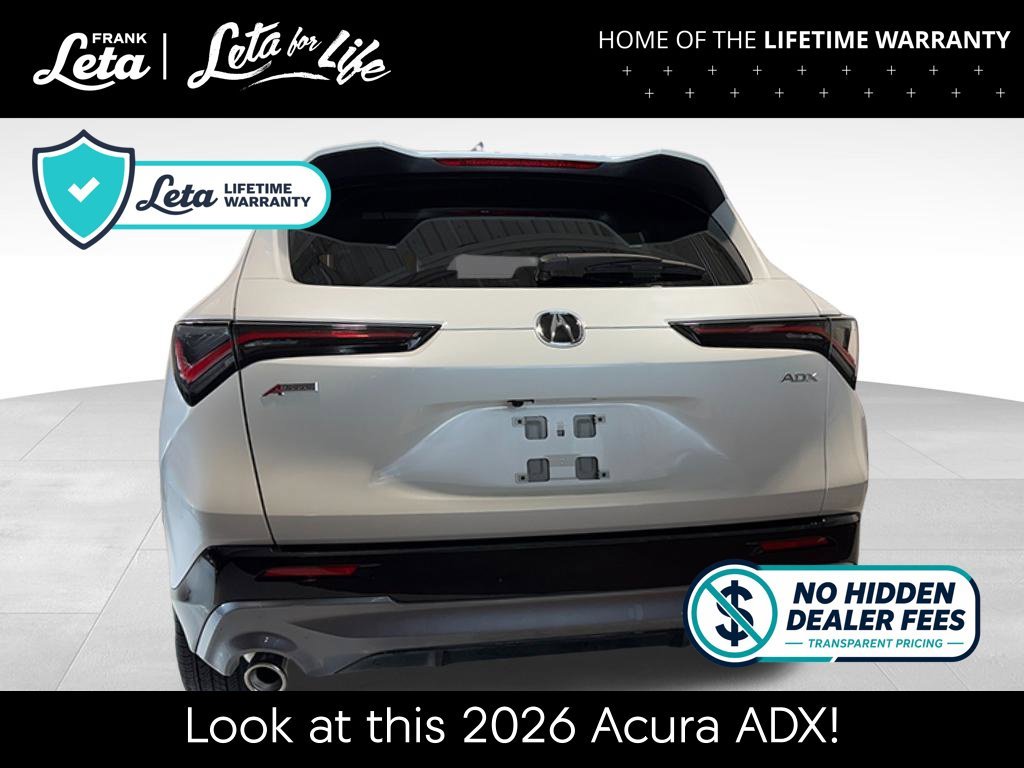 New 2026 Platinum White Pearl Acura w/A-Spec Package image 4