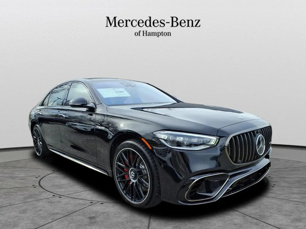 New 2026 Obsidian Black Metallic Mercedes-Benz AMG® S 63 E 4MATIC® Sedan image 3
