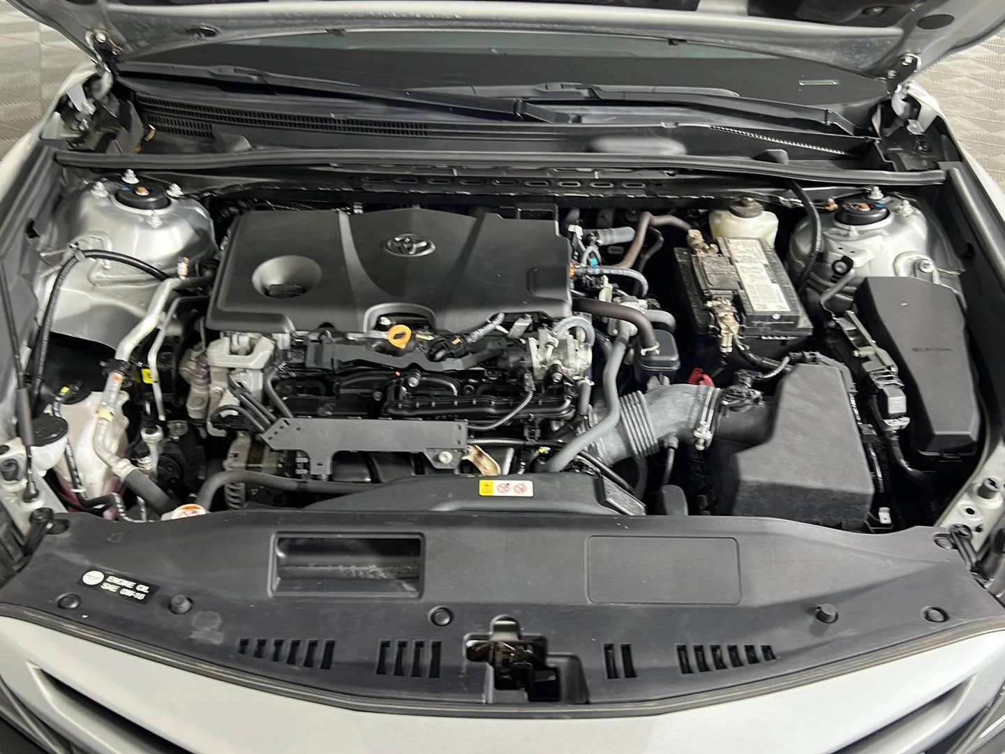 Used 2021 Celestial Silver Metallic Toyota SE image 30