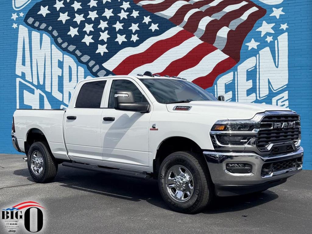 New 2026 Bright White Clear-Coat Exterior Paint RAM Tradesman Crew Cab 4x4 6
