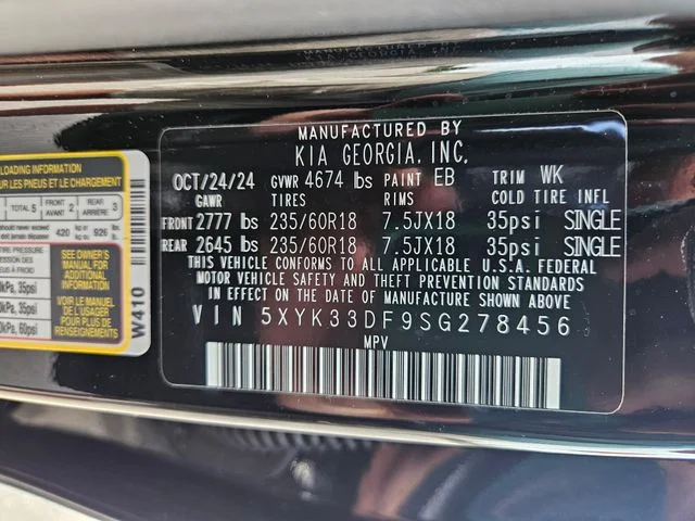 Used 2025 Black Kia EX image 30