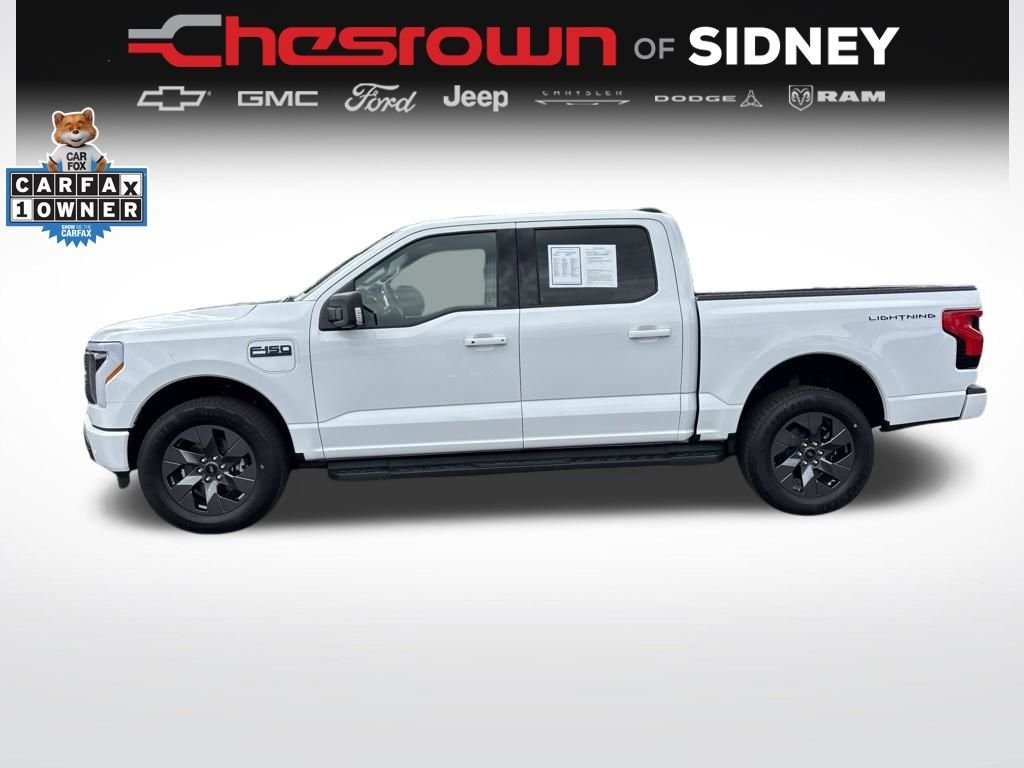 Used 2025 Ford F-150 Lightning Flash with VIN 1FT6W3LU0SWG27225 for sale in Sidney, OH