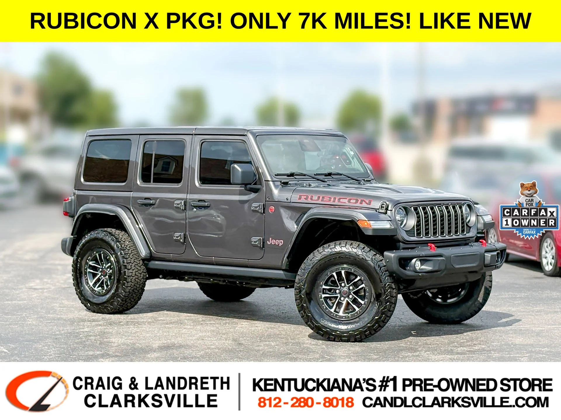 Used 2026 Gray Jeep Rubicon X image 1