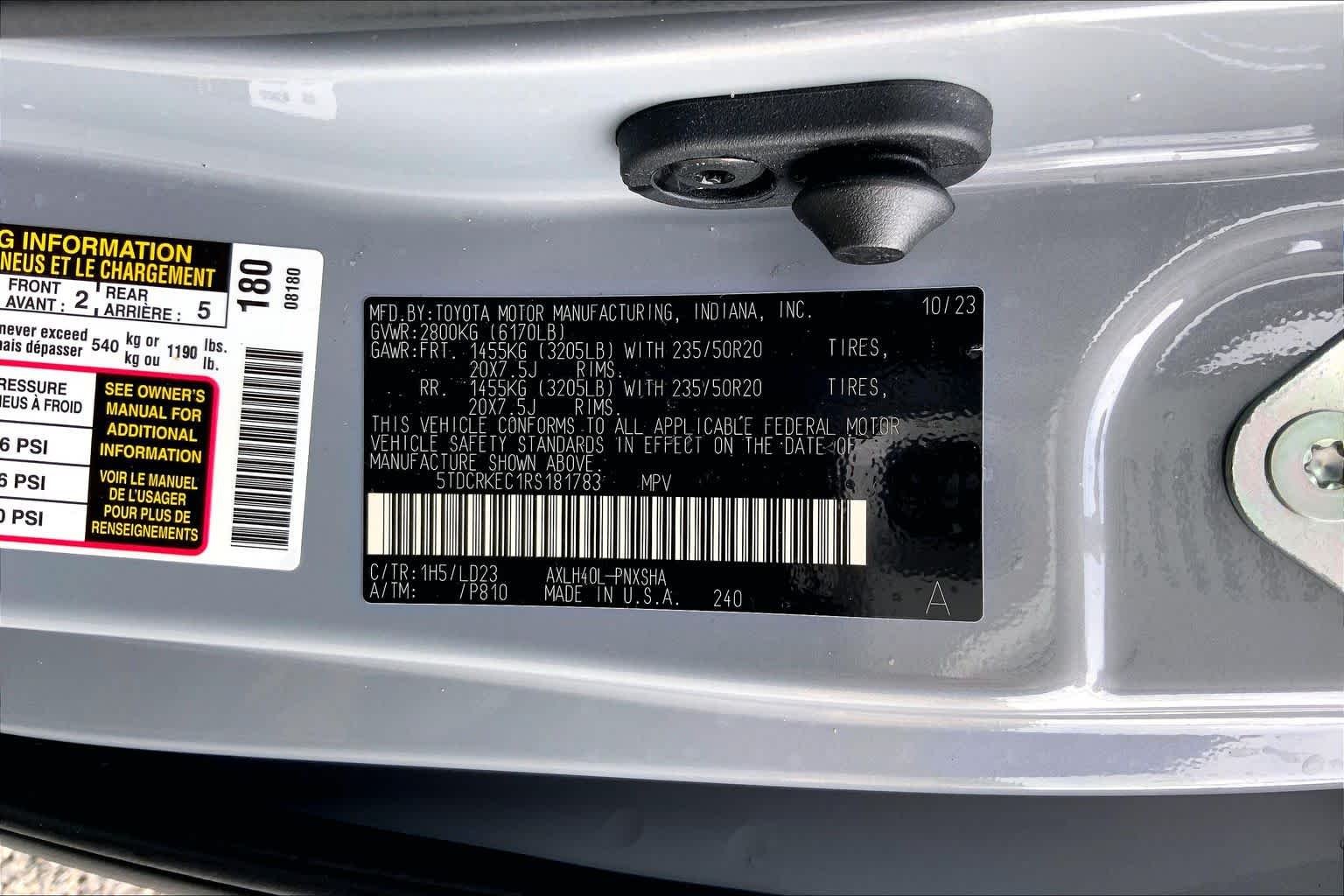 Used 2024 Cement Toyota XSE image 36