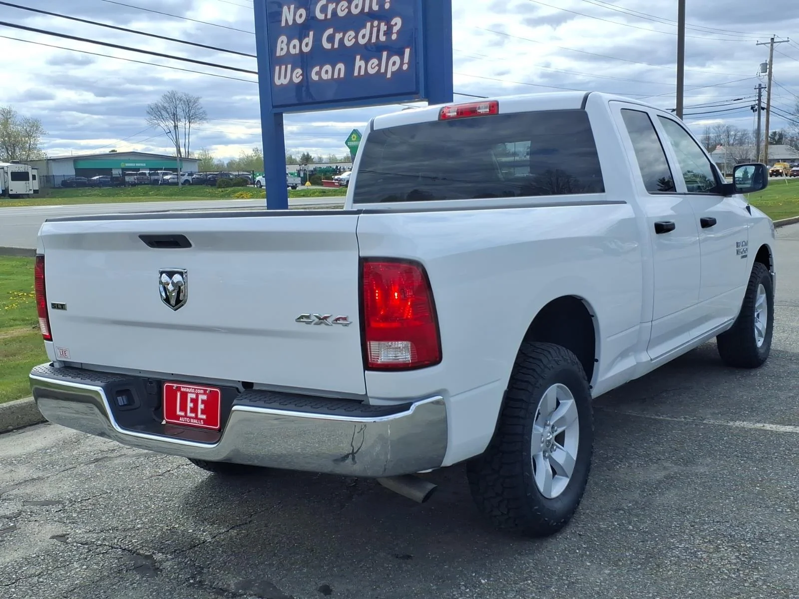 Used 2024 Bright White Clearcoat Ram SLT image 5