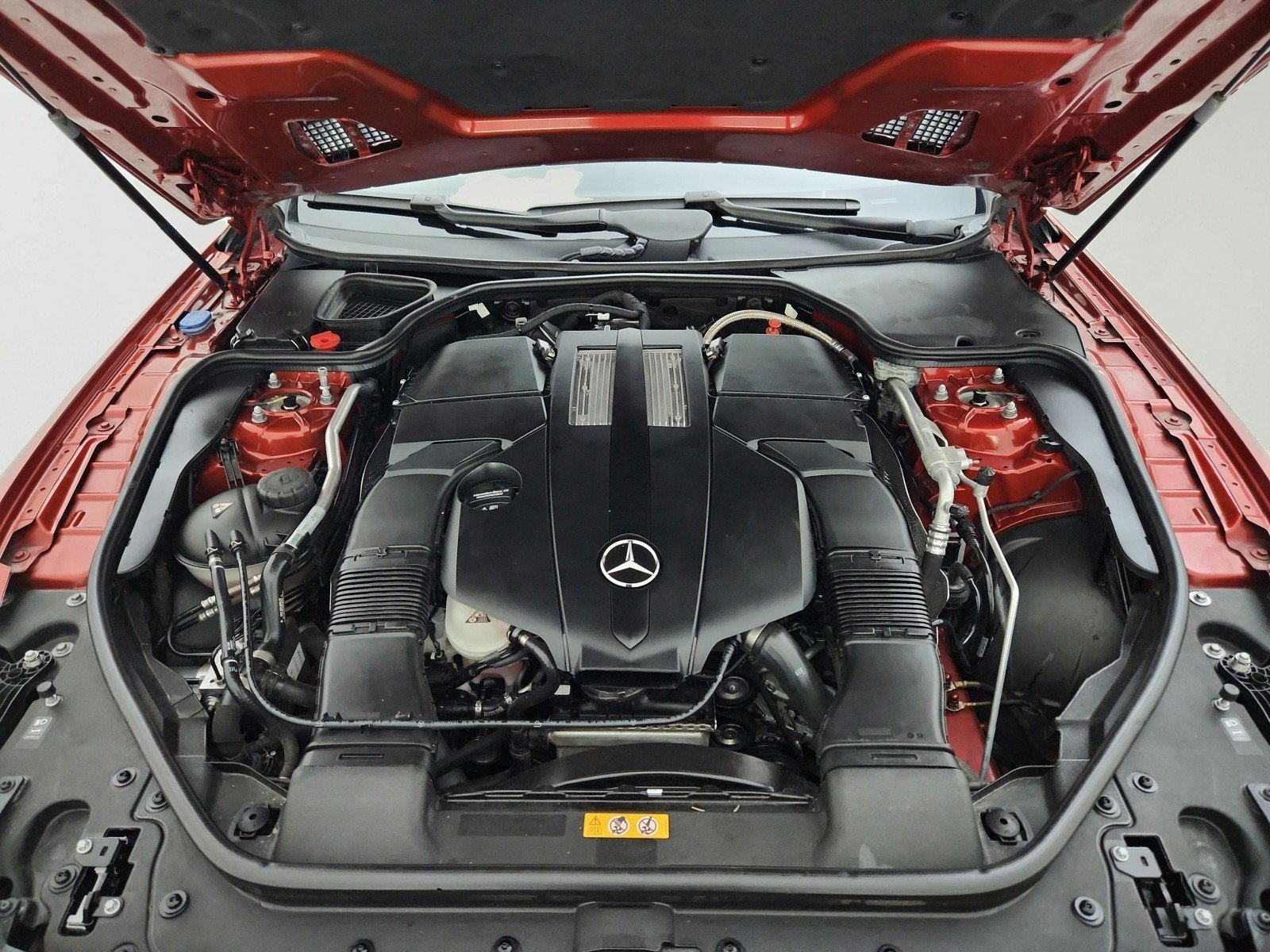 Used 2017 designo Cardinal Red Metallic Mercedes-Benz SL 450 image 30