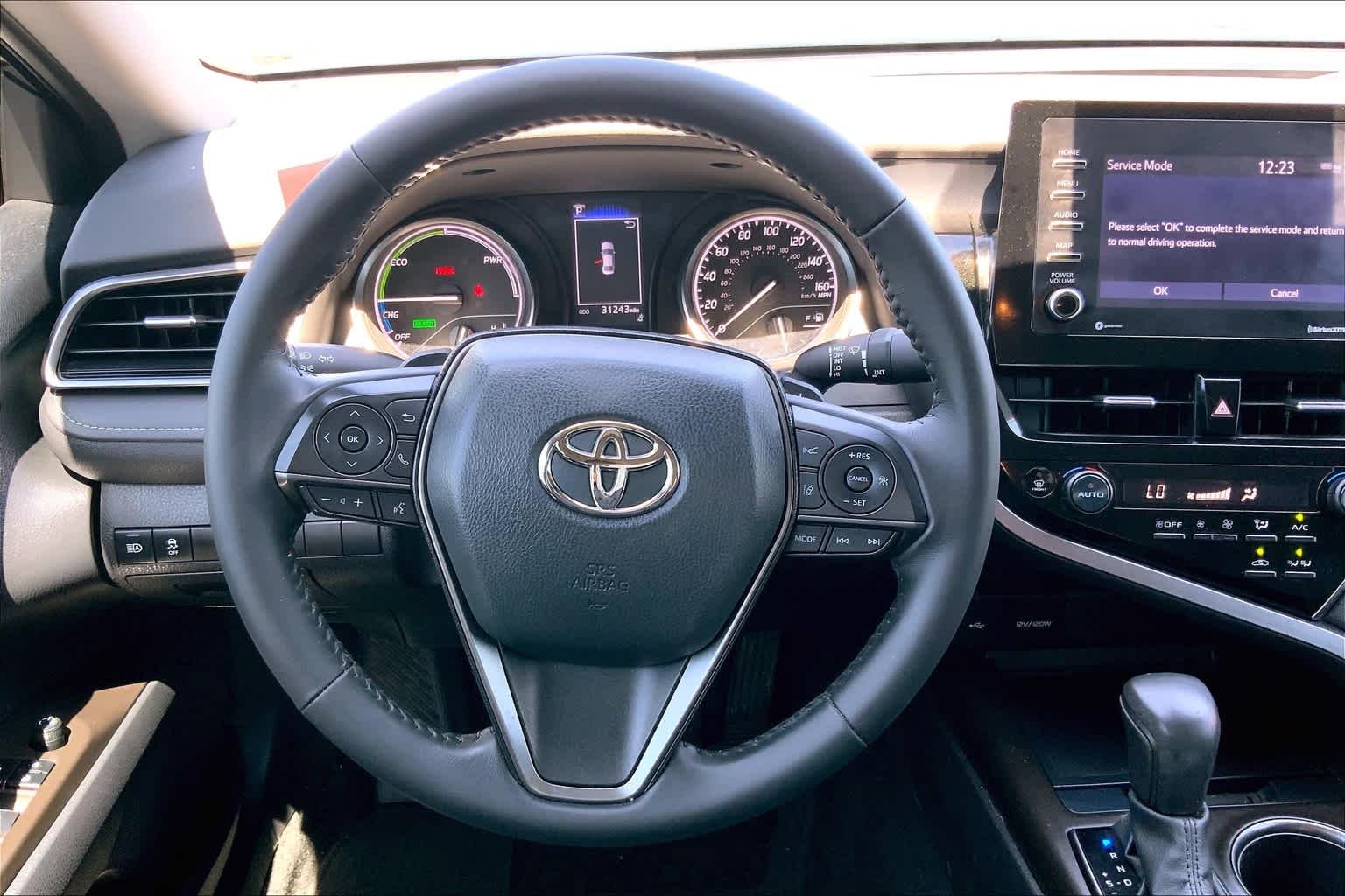 Used 2022 Midnight Black Metallic Toyota Hybrid Nightshade image 6