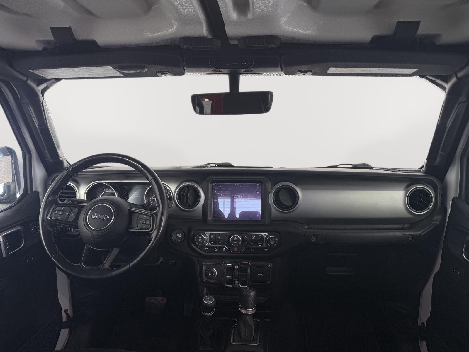 Used 2021 Bright White Clearcoat Jeep 80th Anniversary image 5