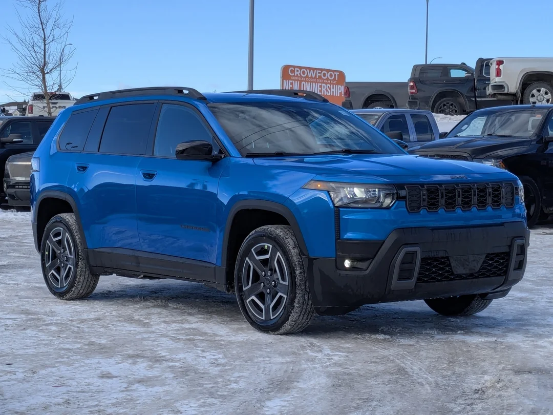 New 2026 Blue Jeep Laredo - - 4x4 - Adaptive Cruise - 12.3 Display - Heated Seats/Wheel - Compact Spare Tire & More! image 2