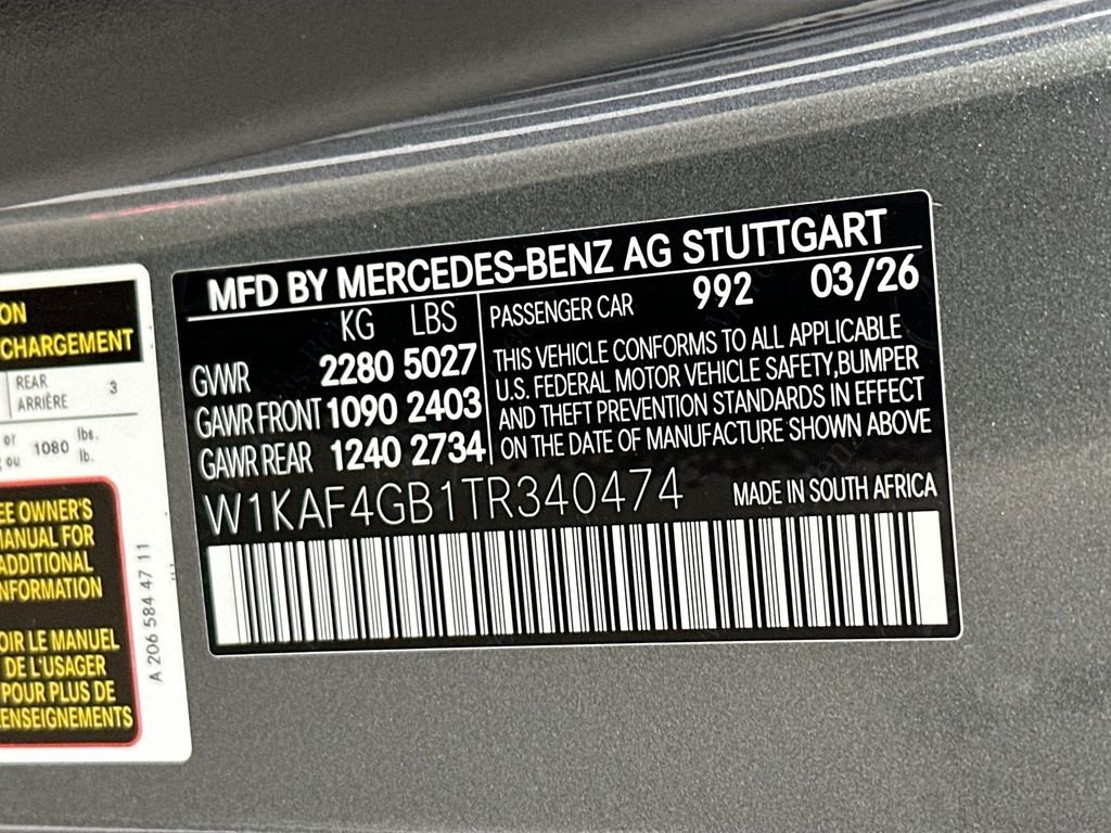 New 2026 Selenite Grey Metallic Mercedes-Benz C 300 image 34