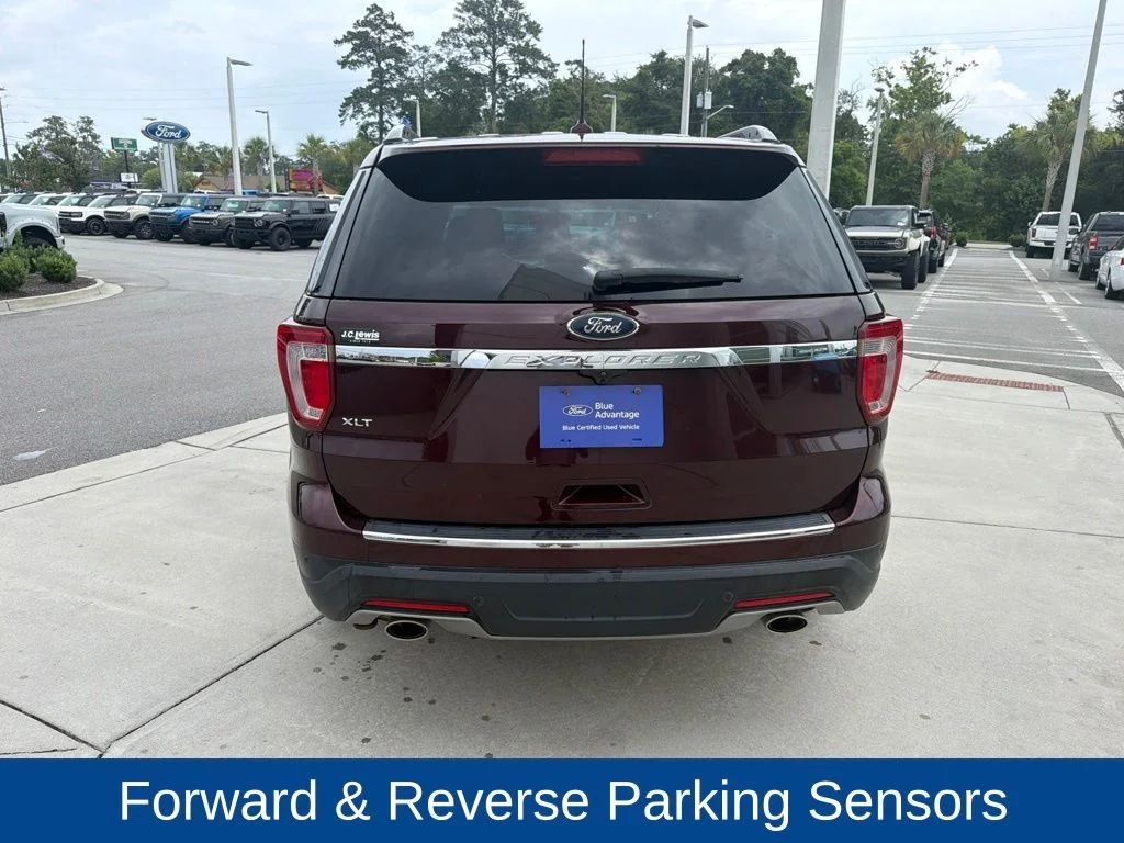Used 2018 Burgundy Velvet Metallic Tinted Clearcoat Ford XLT image 6