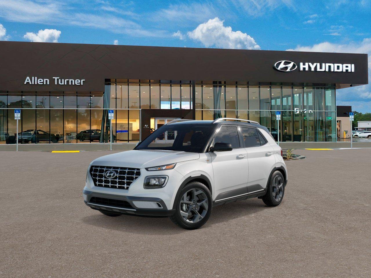 New 2026 Lunar White w/Black Roof Hyundai SEL w/Two-Tone Roof image 1